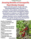 Sarsaparilla Root, wildcrafted