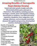 Sarsaparilla Root, wildcrafted