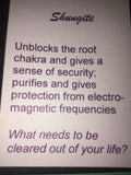 Shungite Cellphone Chips(radiation protection)