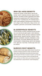 Multivitamins Gel - irish or sea moss & bladderwrack, organic burdock root